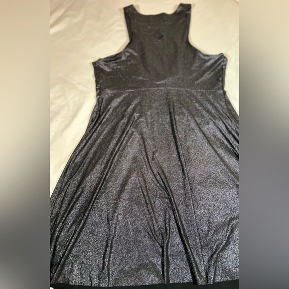 Baby Phat embroidered metallic silver dress Size Medium. Excellent condition. - Picture 2 of 11